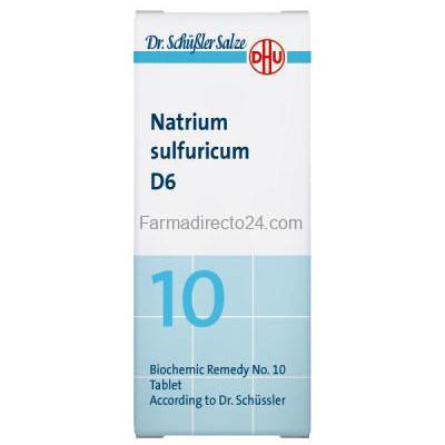 Natrium Sulfuricum D6 (Sal Nº 10) 80 Comprimidos