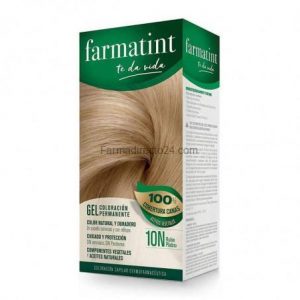 Farmatint Gel Tinte Rubio Platino 10N 135 Ml