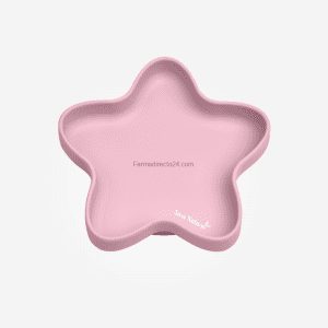 Saro Plato De Silicona "Star" Rosa