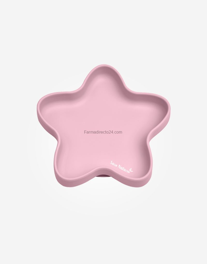 Saro Plato De Silicona "Star" Rosa