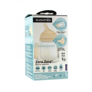SUAVINEX BIBERÓN ANTICÓLICO ZERO ZERO 180 ML FLUJO LENTO