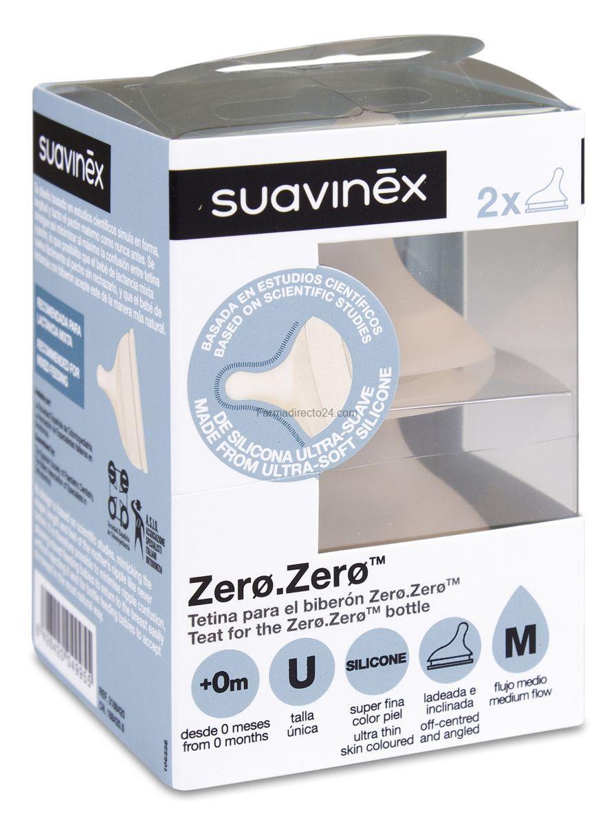 Suavinex Tetina De Silicona Zero Zero T-M (Flujo Medio)