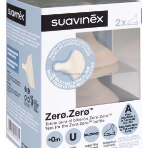 Suavinex Tetina De Silicona Zero Zero T-A (Flujo Adaptable)