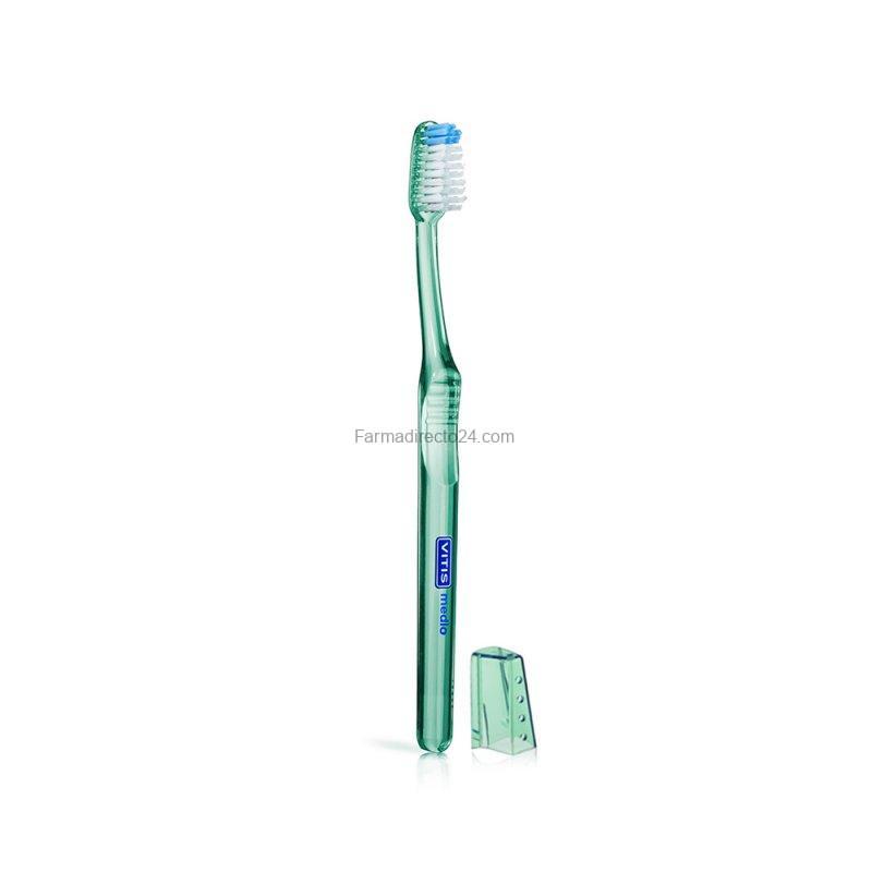 Vitis Medio Cepillo Dental 1 Unidad - Imagen 2