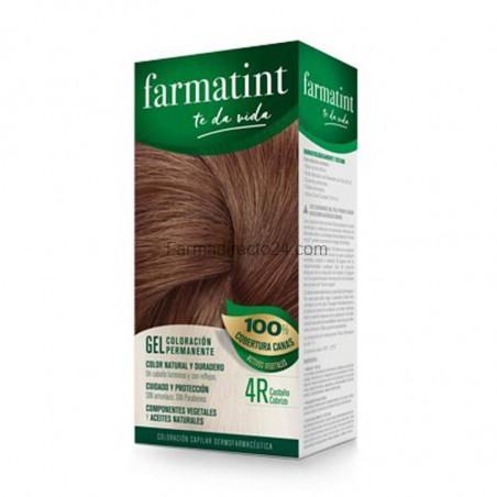 FARMATINT GEL TINTE CASTAÑO COBRIZO 4R 135 ml