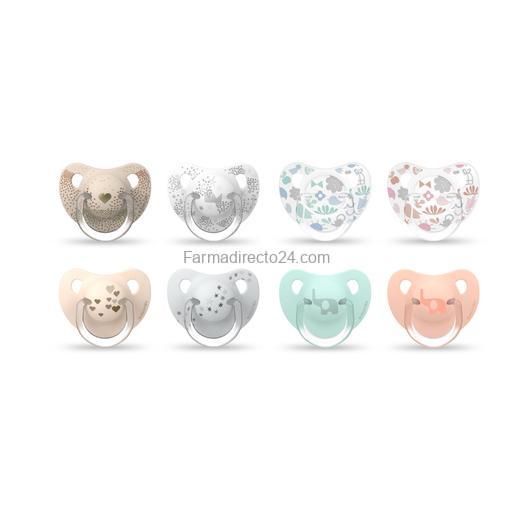 SUAVINEX CHUPETE "THE NEW CLASSIC" TETINA ANATÓMICA SILICONA 6-18 MESES