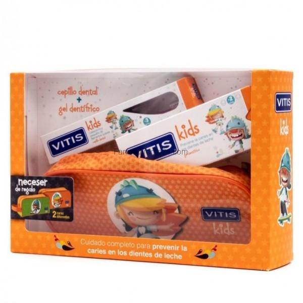 Vitis Kids Gel DentÂfrico 50 Ml + Cepillo Dental 1 Unidad