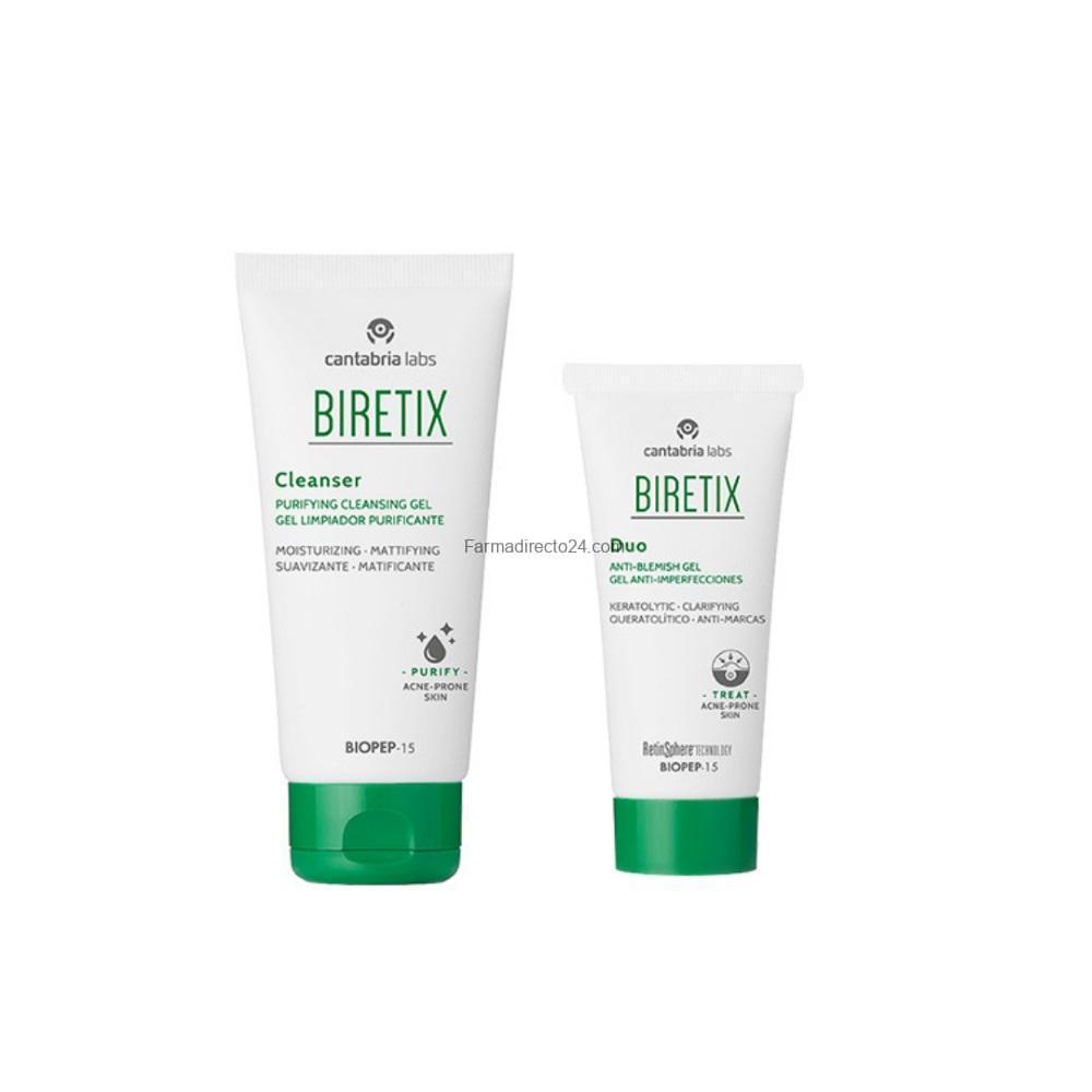 Pack Biretix Duo 30Ml + Biretix Hydramat Say Spf 30