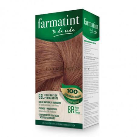 Farmatint Gel Tinte Rubio Claro Cobrizo 8R 135 Ml