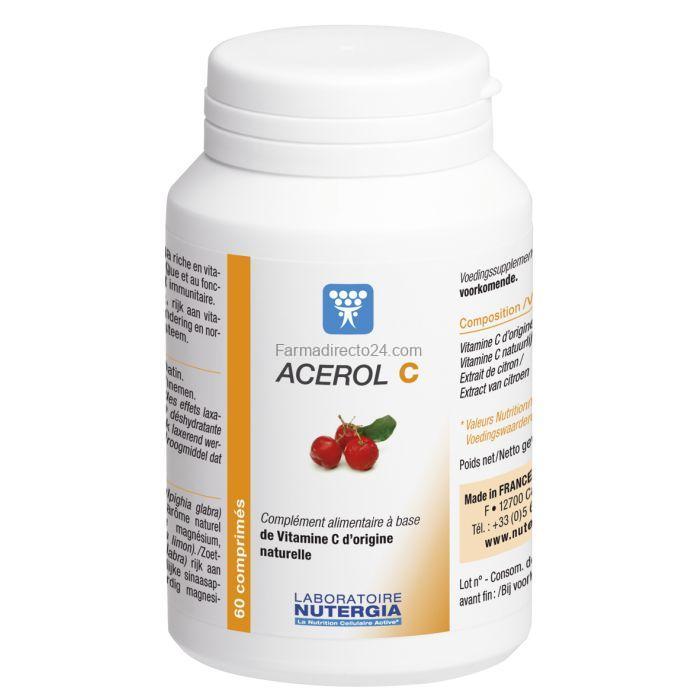 Acerol C 60 Comprimidos Nutergia