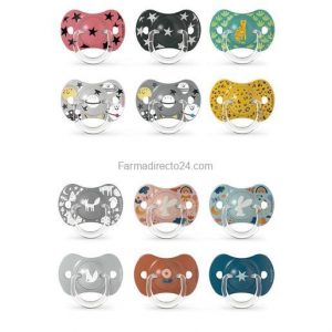 SUAVINEX CHUPETE PRINTS TETINA FISIOLÓGICA SX PRO DESILICONA + 18 MESES