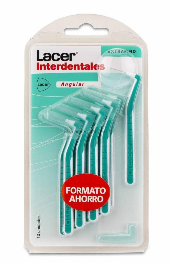 Cepillo Lacer Interdental Angular Extrafino 10Unidades