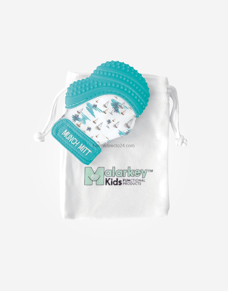 Saro Manopla E DenticióN "Mouthie Mitten" Turquesa