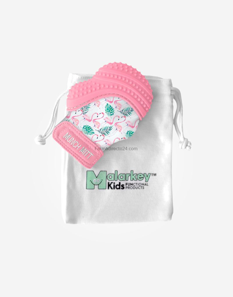 Saro Manopla E DenticióN "Mouthie Mitten" Rosa