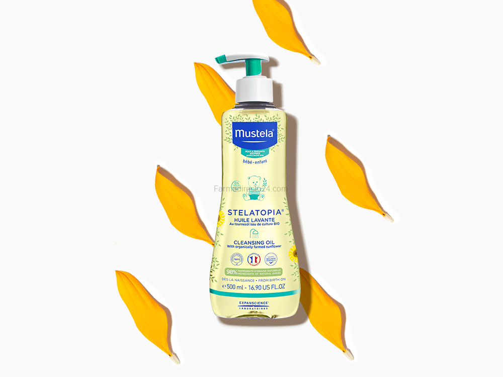 Mustela Stelatopia Aceite De Ducha Y Baño 1 Envase 500 Ml - Imagen 2