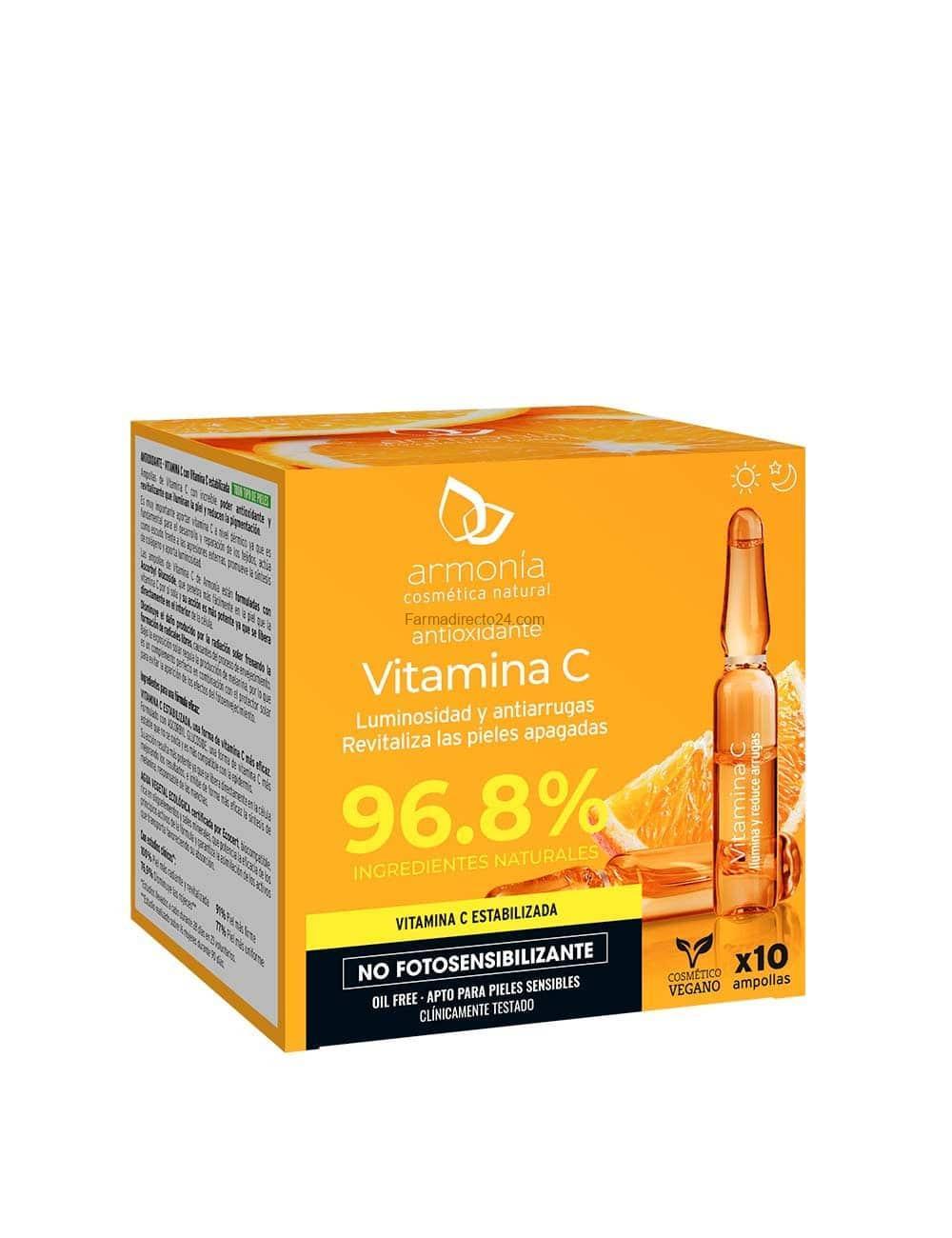 Armonía Ampollas Vitamina C 10 Ampollas