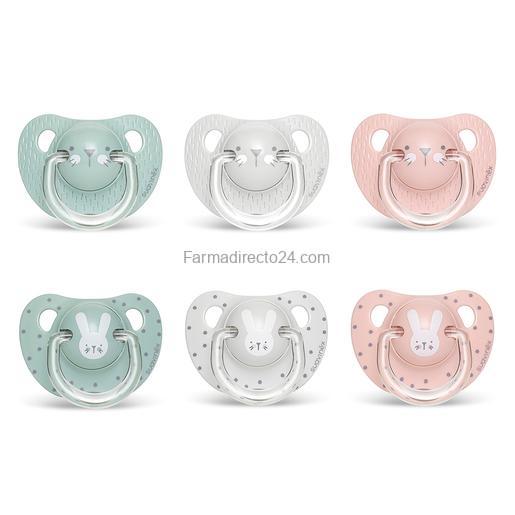 SUAVINEX CHUPETE PREMIUM CON TETINA ANATÓMICA DE SILICONA + 18 MESES