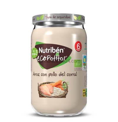 NUTRIBÉN ECOPOTITO ARROZ CON POLLO DE CORRAL 235 g