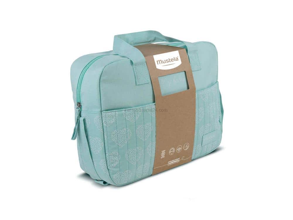 Mustela Bolso paseo verde + 5 productos