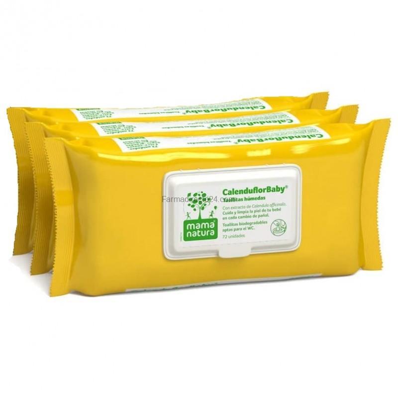 Calenduflor Baby Toallitas Triplo 3X72Uds