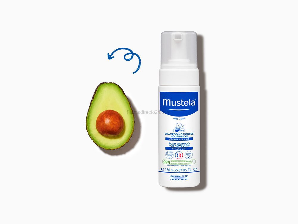 Mustela Champú Recién Nacido 1 Envase 150 Ml - Imagen 2