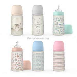 SUAVINEX BIBERÓN THE NEW CLASSIC CON TETINA ANATÓMICA DE SILICONA 270 ML