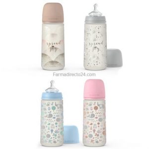 SUAVINEX BIBERÓN THE NEW CLASSIC CON TETINA ANATÓMICA DE SILICONA 360 ML