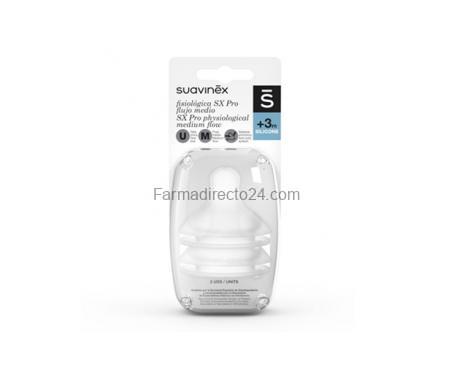 SUAVINEX TETINA FISIOLÓGICA SX PRO T- M (FLUJO MEDIO)