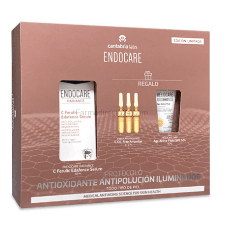 Pack Endocare Radiance C Felulic Edafense Serum AntipolucióN Iluminador