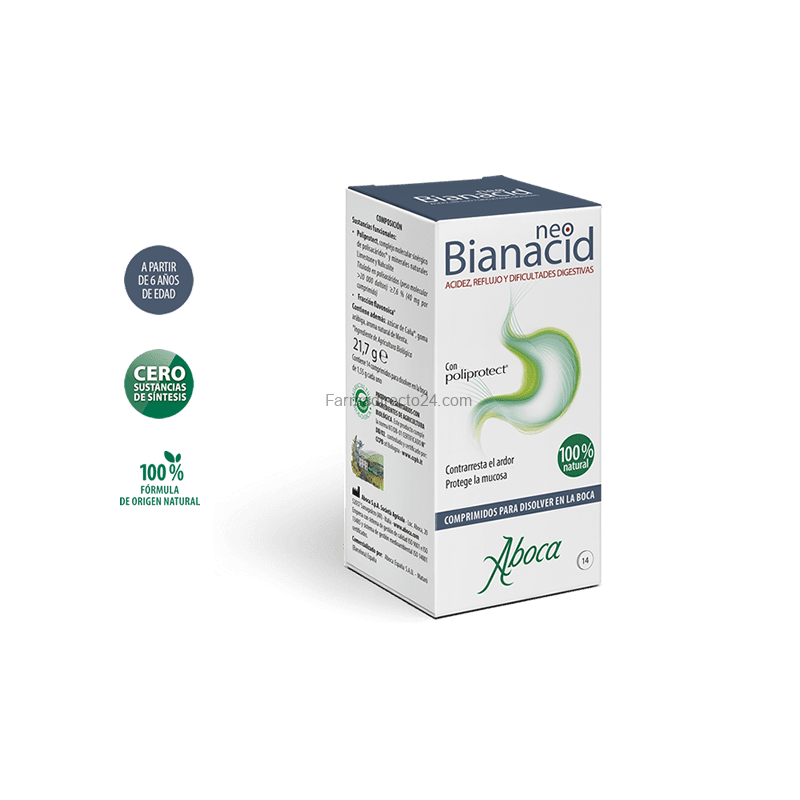 Neobianacid Acidez Y Reflujo 14 Comprimidos Masticables