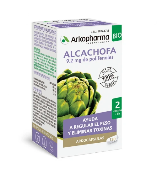 Arkopharma Alcachofa Bio 130 Arkocápsulas
