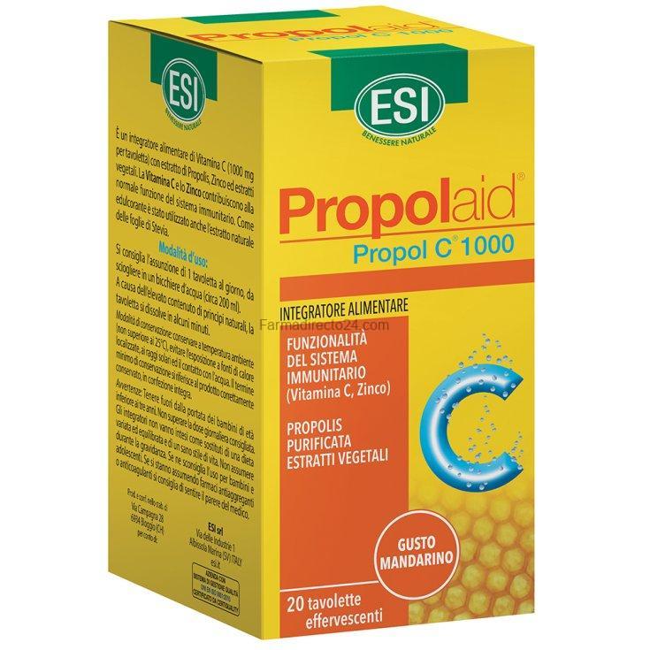Propolaid Propol C 1000 20 Tabletas Efervescentes