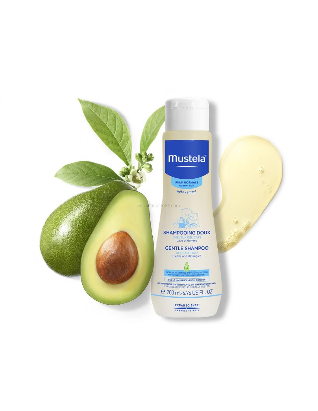 Mustela Champú Bebe 1 Envase 200 Ml - Imagen 2