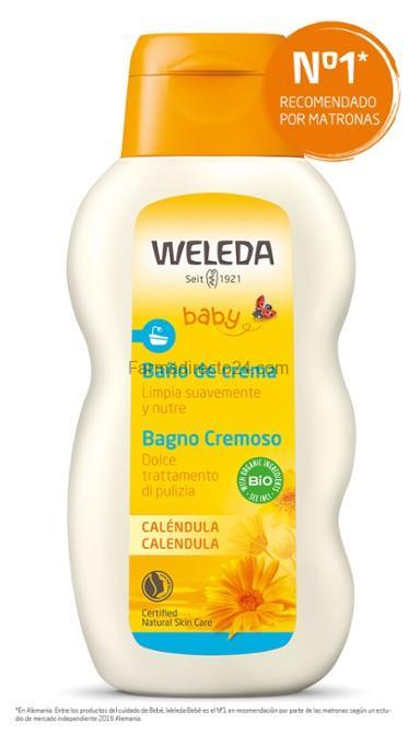 WELEDA BAÑO DE CREMA DE CALENDULA BEBE 1 ENVASE 200 ML