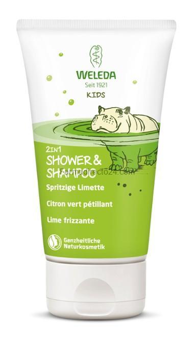 Weleda 2 En 1 ChampÅ Y Gel Lima Chispeante 1 Envase 150 Ml