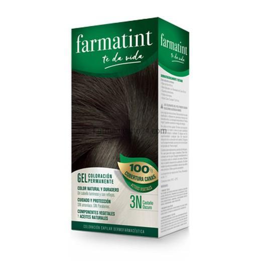 FARMATINT GEL TINTE CASTAÑO OSCURO 3N 135 ml