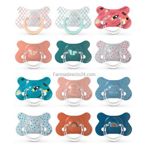 SUAVINEX CHUPETE PRÊT-À-PORTER TETINA FISIOLÓGICA DE SILICONA +18 MESES
