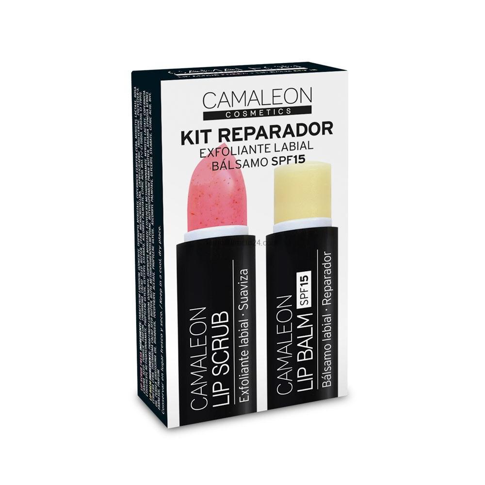 Camaleon Kit Reparador Labial Sabor Fresa 4 Gramos
