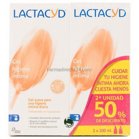 Lactacyd Gel Ântimo Duplo 200 Ml + 200 Ml