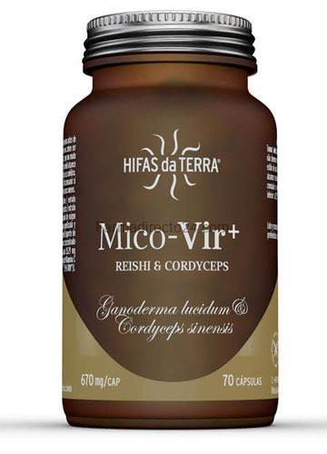 Mico-Vir 70 Cápsulas Hifas Da Terra ( Reishi Y Cordiceps)