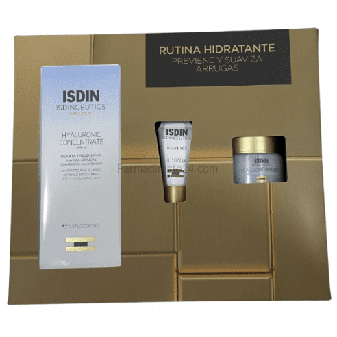 Pack Hidratacion Isdinceutics Hyaluronic Concentrate Serum + K-Ox Eyes + Crema Hyaluronic Moisture