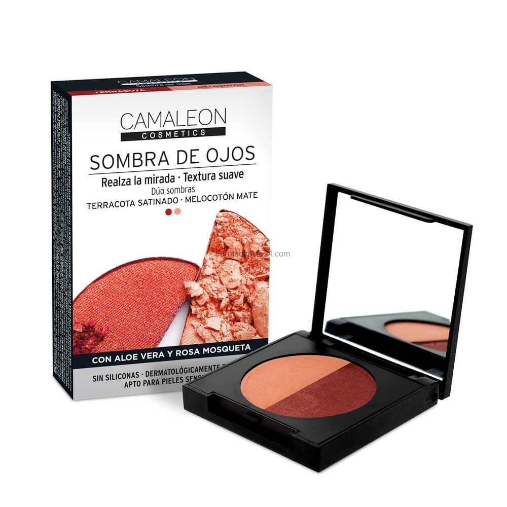 CAMALEON SOMBRA DE OJOS TERRACOTA Y MELOCOTÓN 2,3 gramos