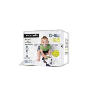 SUAVINEX PAÑALES BEBÉ TALLA 5 (13-18 KG) 30 UNIDADES