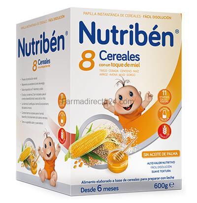 NUTRIBÉN 8 CEREALES CON UN TOQUE DE MIEL 600 g