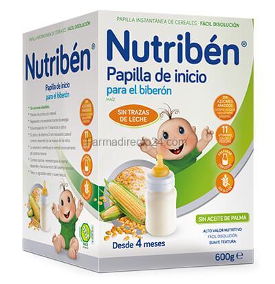 NUTRIBÉN PAPILLA DE INICIO PARA BIBERON 600 g