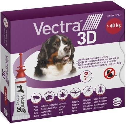 Pipetas Vectra D (Perros De Mas De 40Kg) Antiparasitario