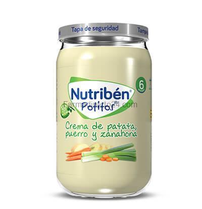 NUTRIBÉN POTITO CREMA DE PATATA, PUERRO Y ZANAHORIA 235 g