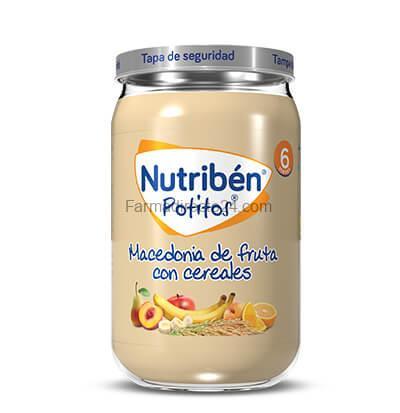 NUTRIBÉN POTITO MACEDONIA DE FRUTAS CON CEREALES 235 g