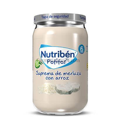 NUTRIBÉN POTITO SUPREMA DE MERLUZA CON ARROZ 235 g