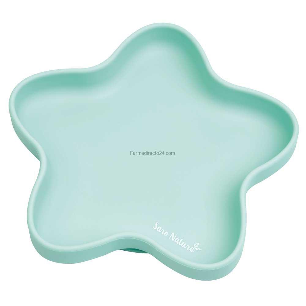Saro Plato De Silicona "Star" Verde
